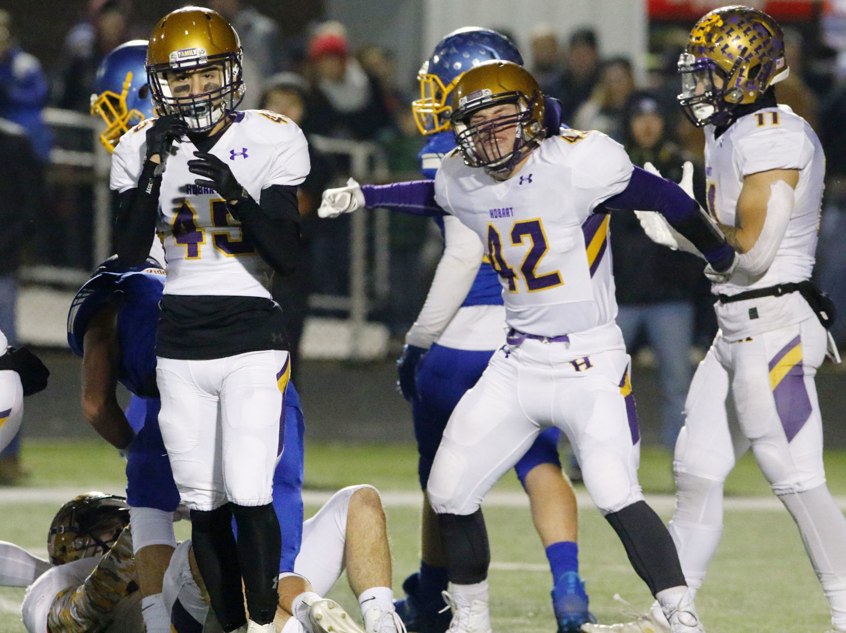 4A football semistate: Hobart vs. East Noble